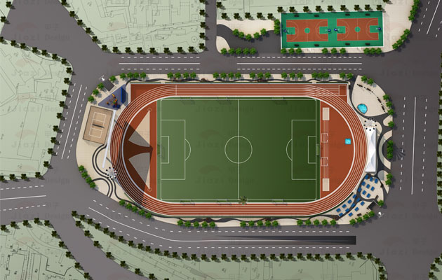 2014最新运动场效果图设计
